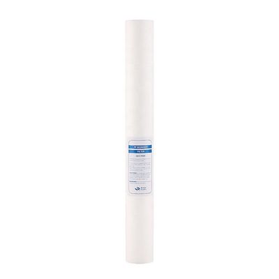 Blanco Filtro de PP soplado de fusión de 5 micras 20 40 pulgadas cartucho de filtro de sedimentos de agua girado para sistemas RO