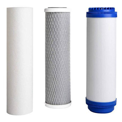 Cartucho de filtro de carbono activado de 1 micrón y 5 micrones para la eliminación de gases de cloro de metales pesados malolientes