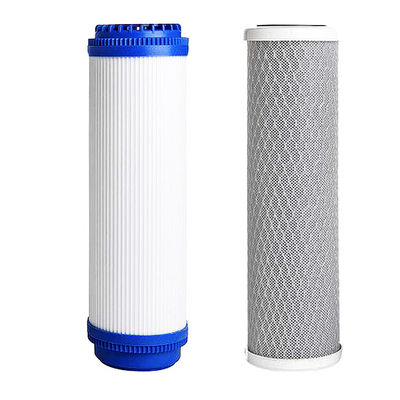 Cartucho de filtro de carbono activado de 1 micrón y 5 micrones para la eliminación de gases de cloro de metales pesados malolientes