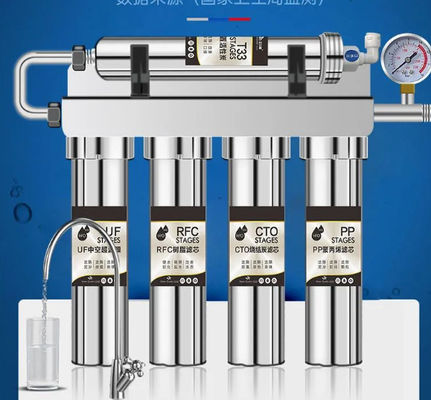 Optimice su agua con un purificador de agua de acero inoxidable de 5 etapas y un filtro de resina RFC