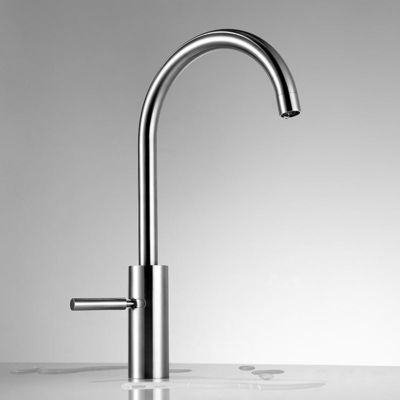 304 de acero inoxidable grifo del fregadero de la cocina grifo único frío universal giratorio caliente y frío