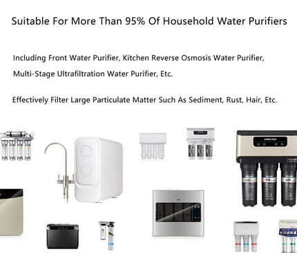 Purificador de agua con membrana RO de 5 etapas blanco y tanque de 3.2 g para filtración de agua doméstica