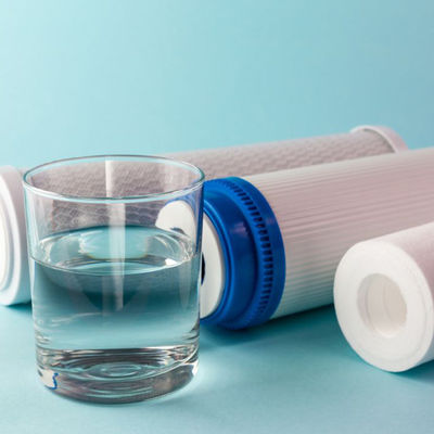 75 GPD RO Sistema de filtración de agua potable con bomba de refuerzo y barril de presión 4.0G