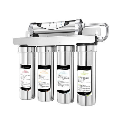 Aplicación controlada 304 de acero inoxidable de 5 etapas PP CTO RFC UF T33 Purificador de agua de acero inoxidable