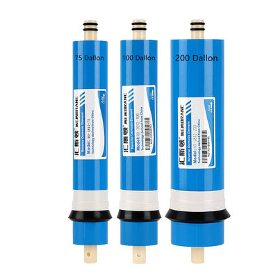 Sistema de RO doméstico de alto flujo de salida 1812-75G RO Membrana hecha para purificador de agua pura