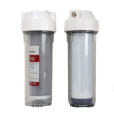 Conexión Qiuck de 10 pulgadas Casas de filtro transparentes para filtración de agua comercial