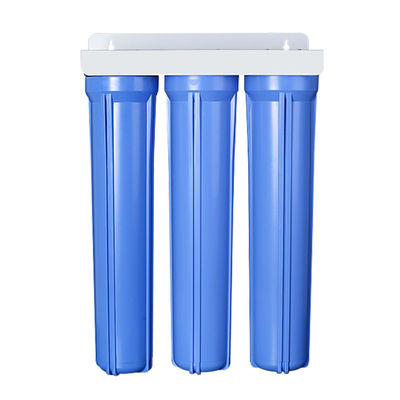 Poderoso sistema de filtro de agua de 3 etapas para toda la casa con carcasa de filtro de carbono activado