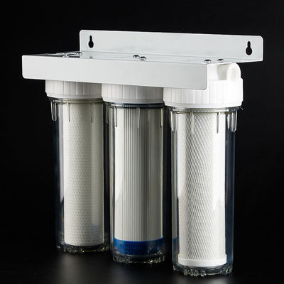 NO Encasillado de filtro transparente de 20 pulgadas controlado por aplicación para precondicionamiento de tres etapas para el hogar