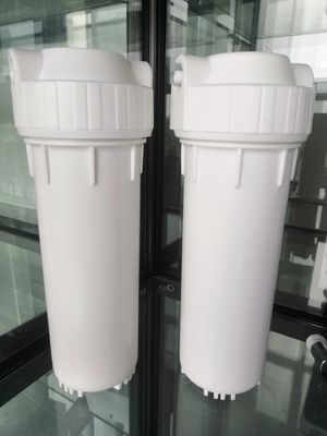 10 pulgadas * 2,5 1/2 1/4 3/4 de entrada / salida de filtro blanco carcasa para el sistema de filtro de agua potencia W 50