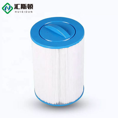 PP azul blanco 10 * 4.5 pulgadas de alto flujo por encima del suelo Sistema de filtro de cartuchos de piscina