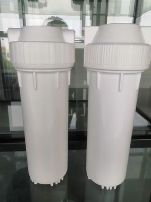 10 pulgadas * 2,5 1/2 1/4 3/4 de entrada / salida de filtro blanco carcasa para el sistema de filtro de agua potencia W 50