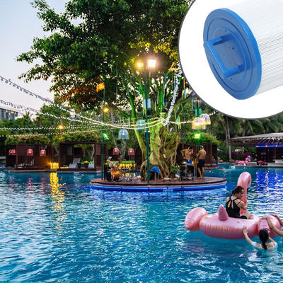 PP azul blanco 10 * 4.5 pulgadas de alto flujo por encima del suelo Sistema de filtro de cartuchos de piscina