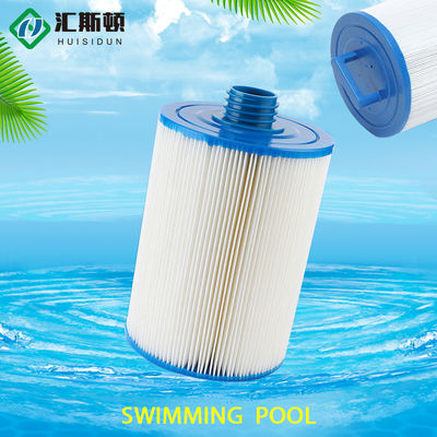 PP azul blanco 10 * 4.5 pulgadas de alto flujo por encima del suelo Sistema de filtro de cartuchos de piscina