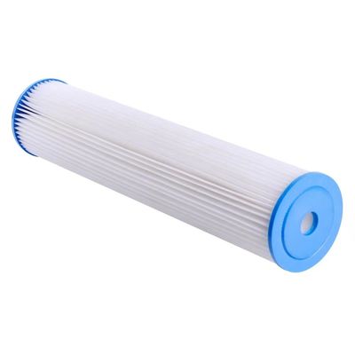 Cartucho de filtro de piscina de 20*2,5 pulgadas con membrana PES y tela de poliéster