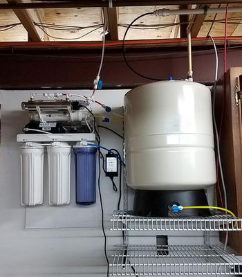 Purificador de agua eléctrico portátil RO de 7 etapas para hogares y hoteles