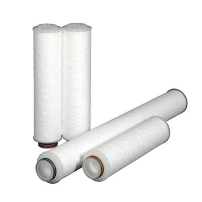 Filtro de cilindro Tipo 10 20 30 40 Pulgadas Filtro de agua soplada por fusión para reemplazo de agua de pozo