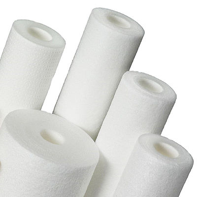 Filtro de cilindro Tipo 10 20 30 40 Pulgadas Filtro de agua soplada por fusión para reemplazo de agua de pozo