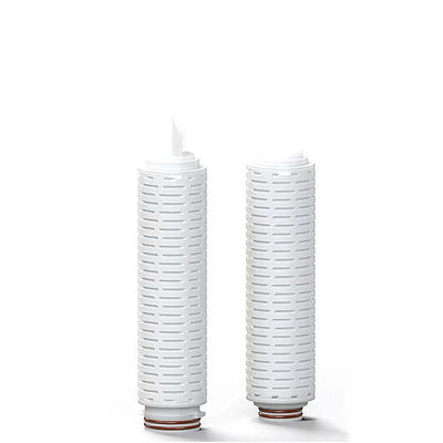 0.22 0,45 Micrones PES PTFE Tratamiento de agua 10 pulgadas PP Reposición de cartucho de filtro plissado