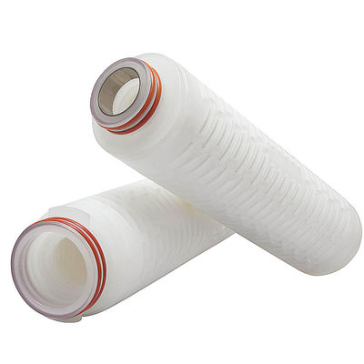 Cartucho de filtro plissado de 10 pulgadas para filtración estéril e intercepción bacteriana