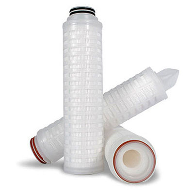 Cartucho de filtro plissado de 10 pulgadas para filtración estéril e intercepción bacteriana