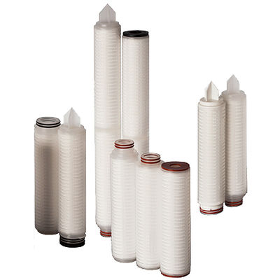 0.22 Cartucho de filtro de membrana de PTFE hidrofóbico de micrones para líquidos de alta causticidad