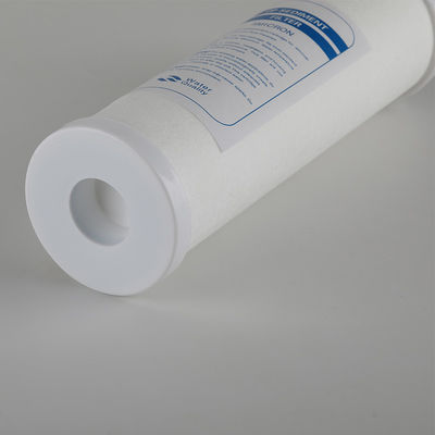 Cartucho de filtro de agua de polipropileno plissado de 10 pulgadas ideal para filtración doméstica