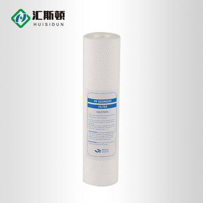 Cartucho de filtro de agua de polipropileno plissado de 10 pulgadas ideal para filtración doméstica