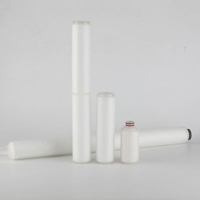 Industria química Cartucho de filtro plissado micro poroso para el sistema de purificación de agua