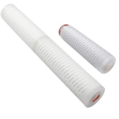 Filtro de profundidad fija Filtro líquido 20 pulgadas Pp de algodón microporous cartucho de filtro plissado