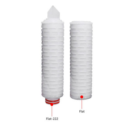 Polipropileno PES 0,5 micron Esterilizar cartucho de filtro plissado de 10 pulgadas para industrial