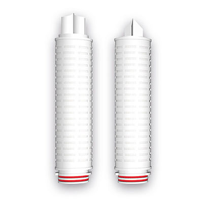 10 pulgadas 20 pulgadas 40 pulgadas de membrana de FRP cartucho de filtro con cáscara de pliegue para la máquina de filtración de vidrio