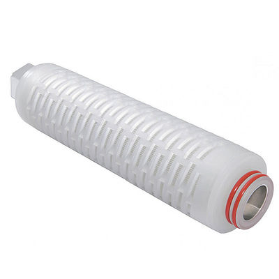 Filtros plissados industriales para filtración de alcohol blanco 0.22 micrones 10 pulgadas Código 7 PES