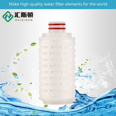 Elemento de filtro plissado microporous de 30 pulgadas para clarificación de vino y filtración de líquidos
