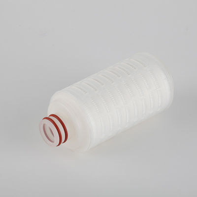 Filtros de membrana de 5 pulgadas Pes para filtración de vino 0.2 micrones PP cartuchos de filtro plissado