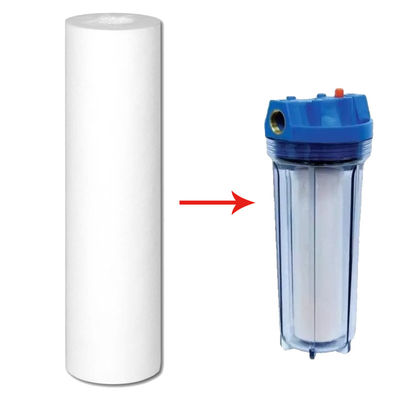 Elemento de filtro de purificación de agua de algodón de PP Filtro de profundidad fija para filtro de líquidos