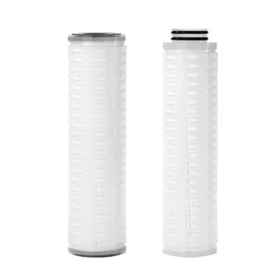 Cartuchos de microfiltros industriales de 10 pulgadas de membrana para la filtración final de vino y cerveza