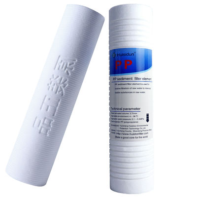 OD 63 MM 1 micrón de filtro de PP soplado y derretido cartucho de filtro para tratamiento de agua