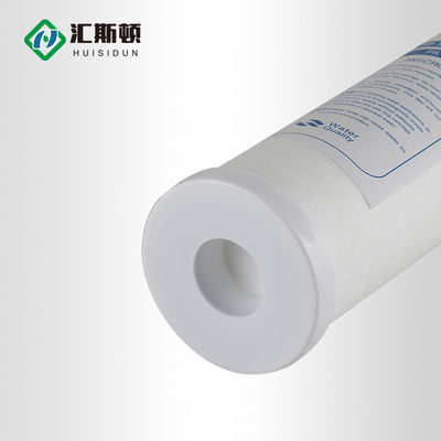 Cartucho de filtro soplado de 10 pulgadas Pp de algodón fundido 25 * 6,2 cm Tamaño para sistema de ósmosis inversa