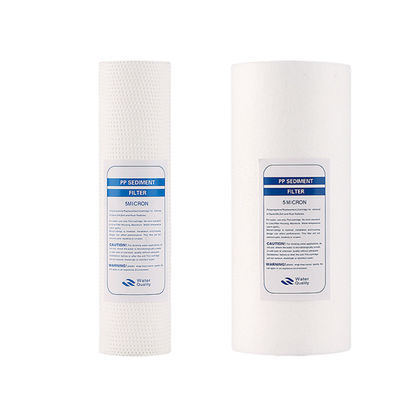 Fuente de alimentación manual 10 pulgadas Jumbo cartucho de filtro de polipropileno para purificador de agua
