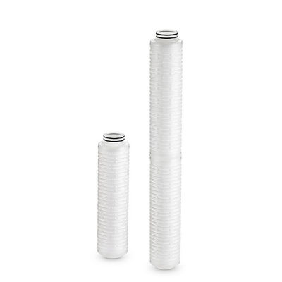 Función de eliminación de impurezas de agua 30 pulgadas elemento de filtro plissado para filtración de vino