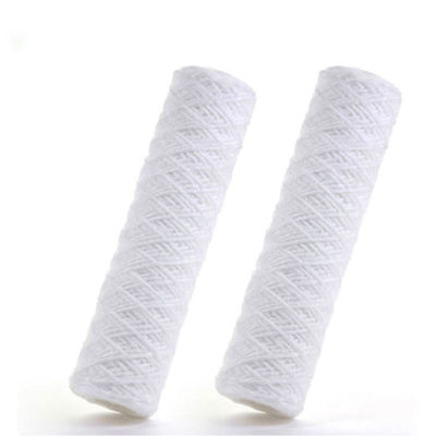 Cartucho de filtro de heridas de fibra de vidrio de 10 20 30 40 pulgadas para filtración de agua de sedimentos