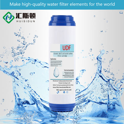 Máquina de agua pura Udf elemento de filtro de carbón activado con recipiente a presión en hoteles