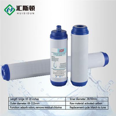 20 pulgadas Udf pre-granular elemento de filtro de carbono La mejor opción para la purificación del agua