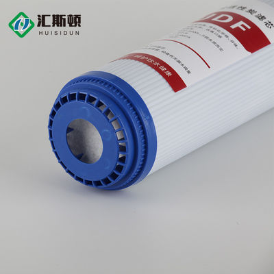 Elemento de filtro de carbono de bloque activado granulado de 10 pulgadas para el hogar con ABS de grado alimenticio