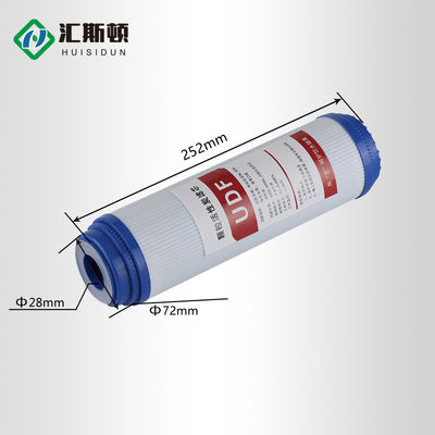 10 pulgadas 20 pulgadas 3 etapas UDF granulado elemento de filtro de carbono activado para el sistema de ósmosis inversa