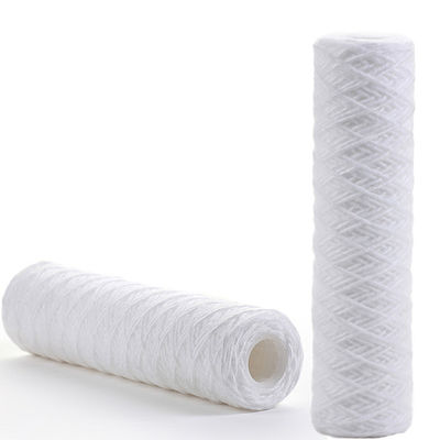 10 20 30 40 pulgadas 1 5 10 20 50 100 Micrones PP de sedimento de cuerda de herida cartucho de agua para la prefiltración