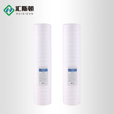 Jumbo 10 20 pulgadas PP sedimento de cuerda de herida cartucho de agua para la filtración de seguridad de bebidas RO