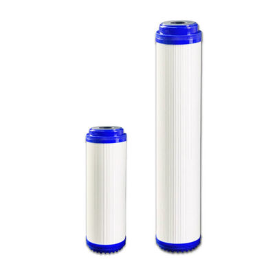Núcleo de filtro de carbón activado de cáscara de coco de 20x2,5 pulgadas para prefiltración doméstica