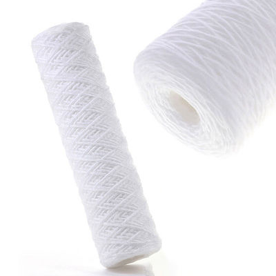 Componentes del núcleo de PE 10 pulgadas 1 micrón de hilo de cuerda de hilado de cuerda de hilado para el filtro de agua de heridas cartucho para reemplazo