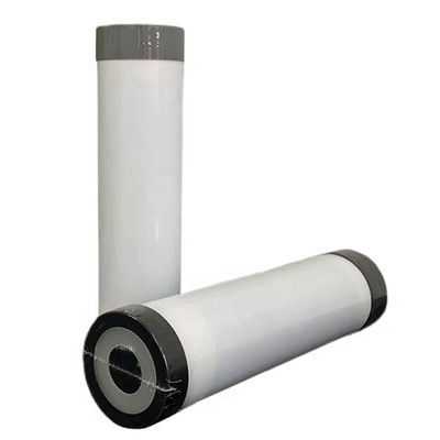 Cartucho de filtro de carbono blanco y azul para la producción de agua dulce
